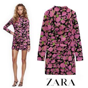 ZARA | Pink | PRINTED DRESS